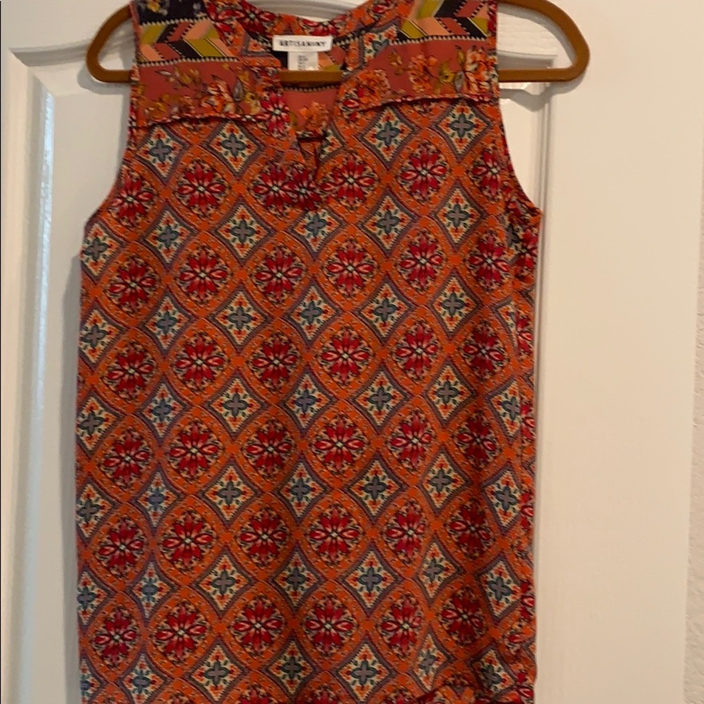 Bright Sleeveless Top